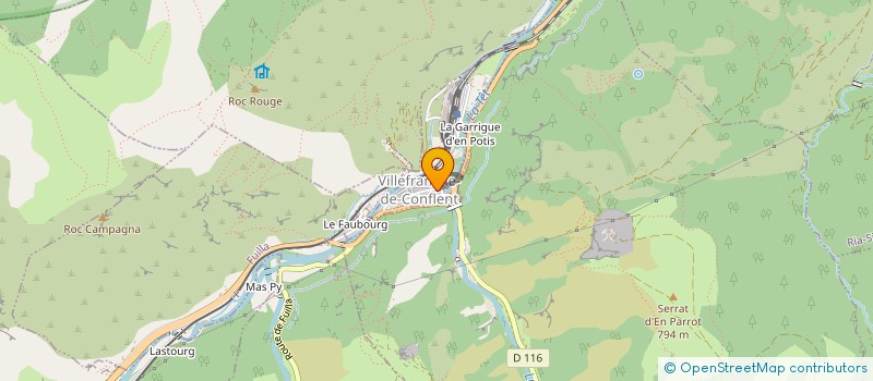 localisation de l'entreprise MONSIEUR DAVID FLEURQUIN  VILLEFRANCHE-DE-CONFLENT