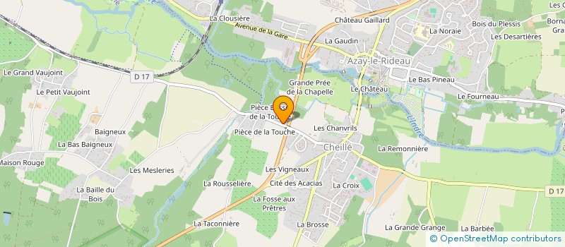 localisation de l'entreprise MONSIEUR DAVID FLEURY  CHEILLE