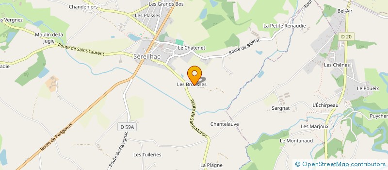 localisation de l'entreprise MONSIEUR DAVID FLORES à SEREILHAC