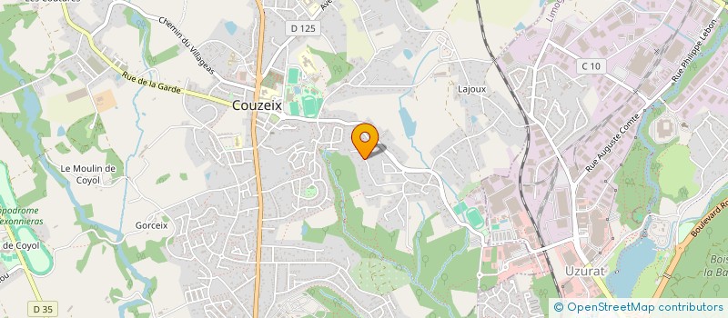 localisation de l'entreprise MONSIEUR DAVID FLORES à COUZEIX