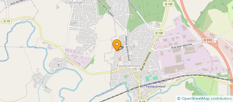 localisation de l'entreprise MONSIEUR DAVID FOIS  FAULQUEMONT