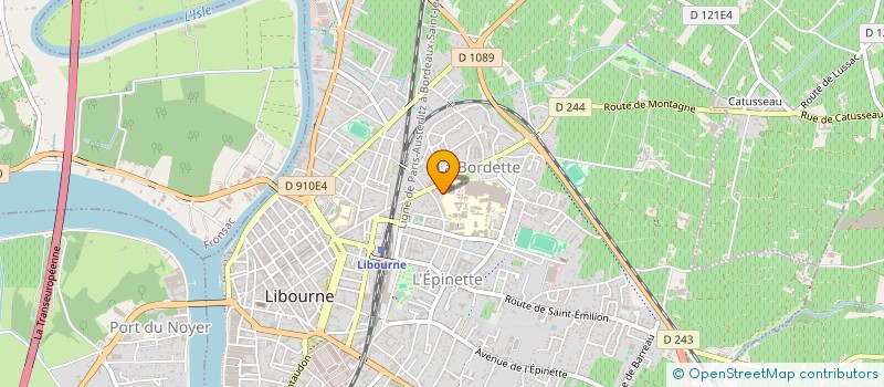 localisation de l'entreprise MONSIEUR DAVID FONGAUFIER  LIBOURNE