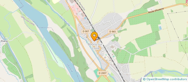 localisation de l'entreprise MONSIEUR DAVID FONTAINE  BONNY-SUR-LOIRE
