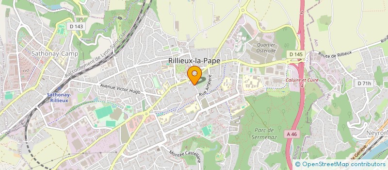 localisation de l'entreprise MONSIEUR DAVID FONTAINE  RILLIEUX LA PAPE