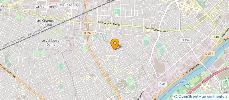 localisation de l'entreprise MONSIEUR DAVID FONTAINE à BEZONS