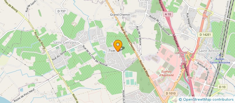 localisation de l'entreprise MONSIEUR DAVID FORAX  SAINT-GERVAIS