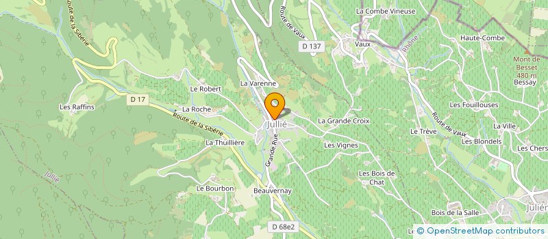 localisation de l'entreprise MONSIEUR DAVID FOREST  JULLIE