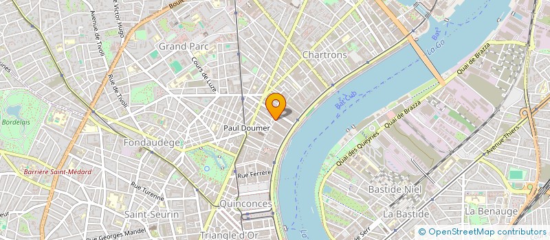 localisation de l'entreprise MONSIEUR DAVID FORESTIER à BORDEAUX