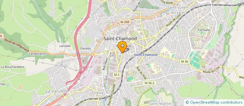 localisation de l'entreprise MONSIEUR DAVID FORISSIER à SAINT-CHAMOND