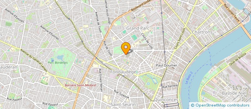 localisation de l'entreprise MONSIEUR DAVID FORTIER  BORDEAUX