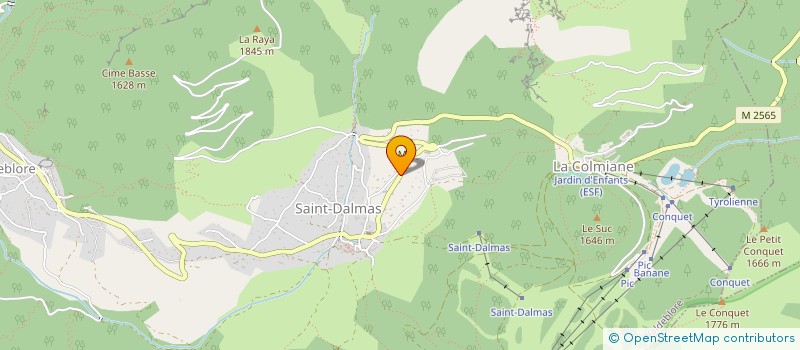 localisation de l'entreprise MONSIEUR DAVID FORTOUL  VALDEBLORE