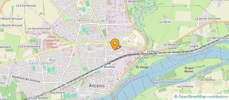 localisation de l'entreprise MONSIEUR DAVID FOSSE  OUDON