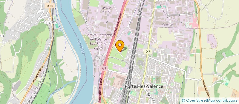localisation de l'entreprise MONSIEUR DAVID FOUARD  PORTES-LES-VALENCE
