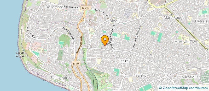 localisation de l'entreprise MONSIEUR DAVID FOUQUER à LE HAVRE