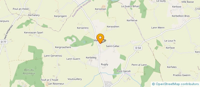 localisation de l'entreprise MONSIEUR DAVID FOURMOND  POMMERIT-LE-VICOMTE