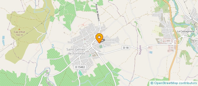 localisation de l'entreprise MONSIEUR DAVID FOURNIER à MAGALAS