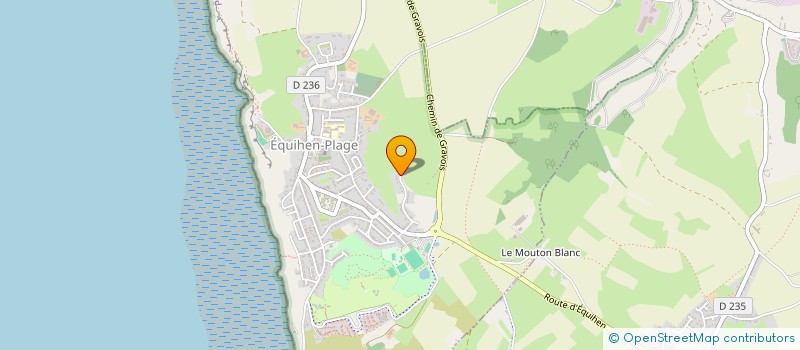 localisation de l'entreprise MONSIEUR DAVID FOURNIER  EQUIHEN-PLAGE