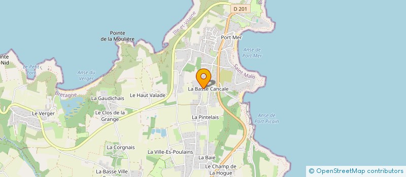 localisation de l'entreprise MONSIEUR DAVID FOURNIER  CANCALE