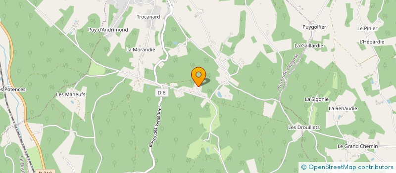 localisation de l'entreprise MONSIEUR DAVID FOUZANET  SAINT-PIERRE-DE-CHIGNAC