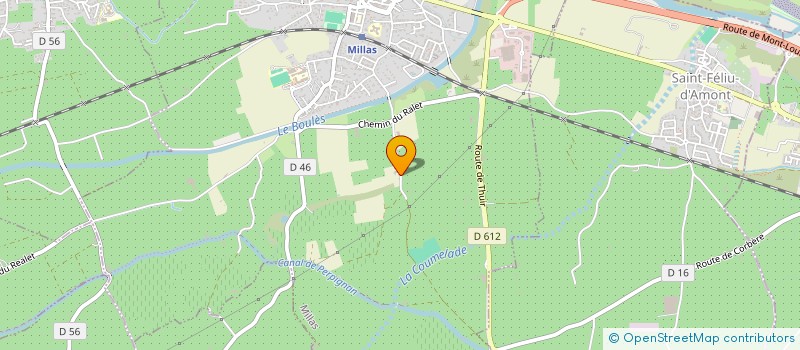 localisation de l'entreprise MONSIEUR DAVID FRAILE  MILLAS