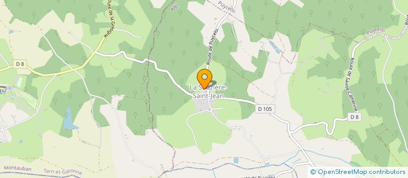 localisation de l'entreprise MONSIEUR DAVID FRANCAZAL  MONTGAILLARD