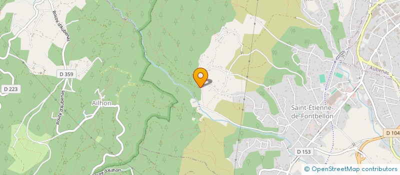 localisation de l'entreprise MONSIEUR DAVID FRANCEZON  SAINT-ETIENNE-DE-FONTBELLON