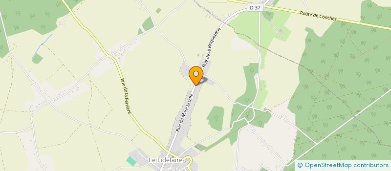 localisation de l'entreprise MONSIEUR DAVID FRANCHET  LE FIDELAIRE