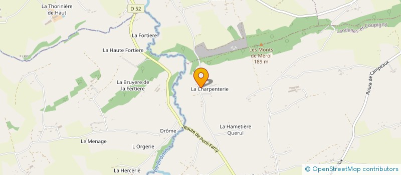 localisation de l'entreprise MONSIEUR DAVID FRANCK SYLVIEN BENARD  TESSY-BOCAGE