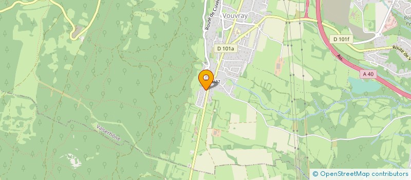 localisation de l'entreprise MONSIEUR DAVID FRANCON à VALSERHONE