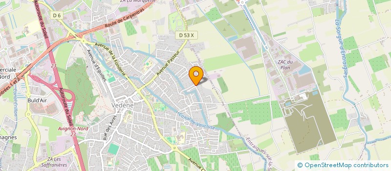 localisation de l'entreprise MONSIEUR DAVID FRATINI à VEDENE