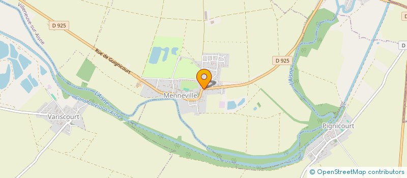 localisation de l'entreprise MONSIEUR DAVID FREMAUX  VILLENEUVE-SUR-AISNE