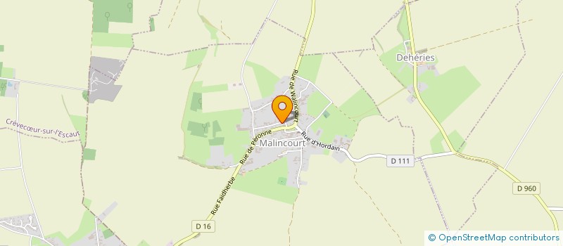 localisation de l'entreprise MONSIEUR DAVID FREMEAUX  MALINCOURT