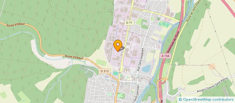 localisation de l'entreprise MONSIEUR DAVID FRENE  LOUVIERS