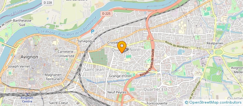 localisation de l'entreprise MONSIEUR DAVID FRESNEDA  AVIGNON