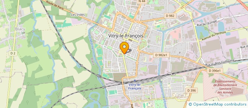 localisation de l'entreprise MONSIEUR DAVID FRITSCH  VITRY-LE-FRANCOIS