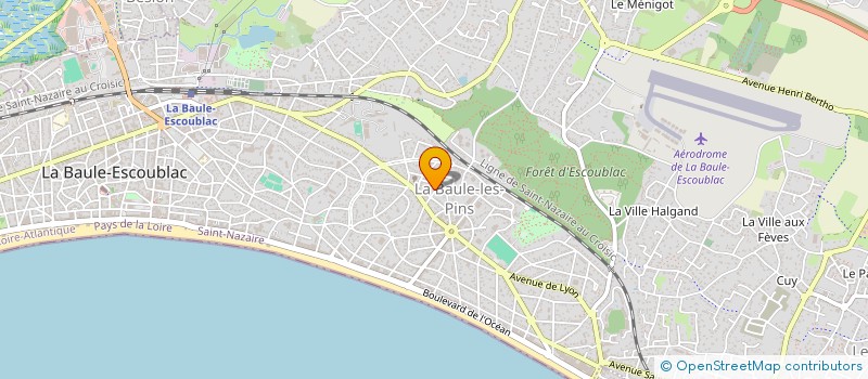 localisation de l'entreprise MONSIEUR DAVID FRITSCH à LA BAULE-ESCOUBLAC