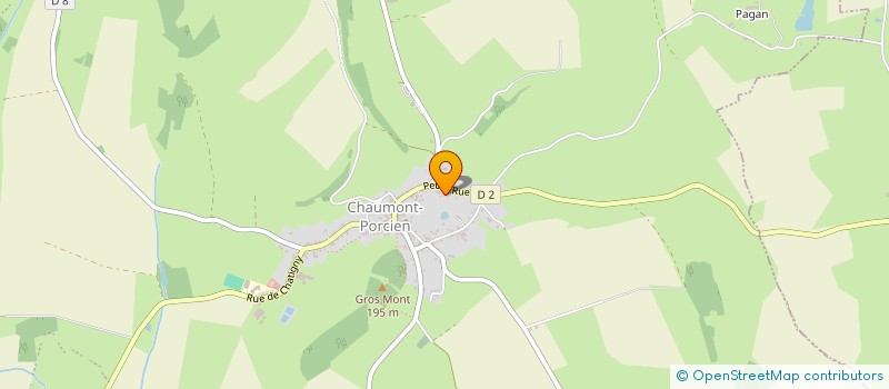 localisation de l'entreprise MONSIEUR DAVID FROUGNEUX  CHAUMONT-PORCIEN