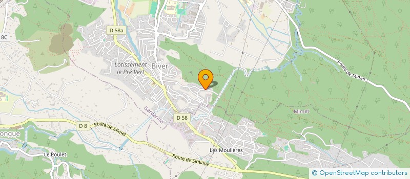 localisation de l'entreprise MONSIEUR DAVID FUSI à GARDANNE