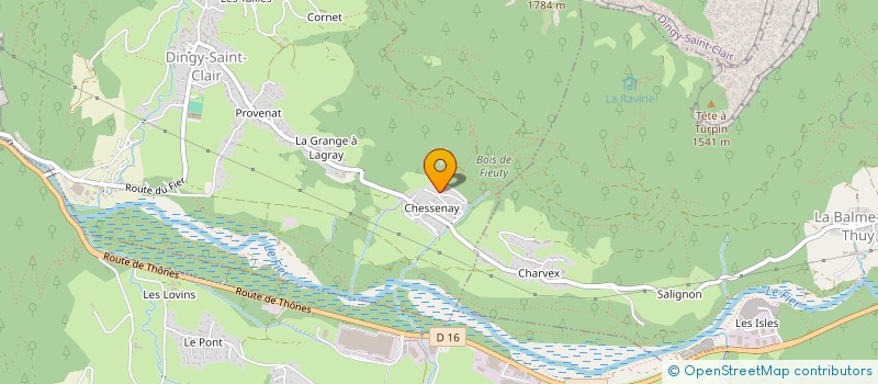 localisation de l'entreprise MONSIEUR DAVID FUVEL  DINGY-SAINT-CLAIR