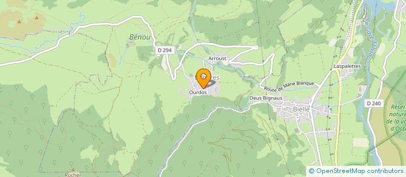 localisation de l'entreprise MONSIEUR DAVID GABARD  BILHERES