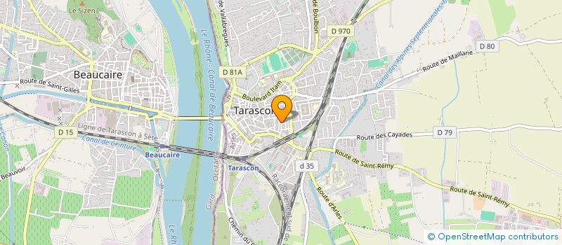 localisation de l'entreprise MONSIEUR DAVID GABARRE  TARASCON