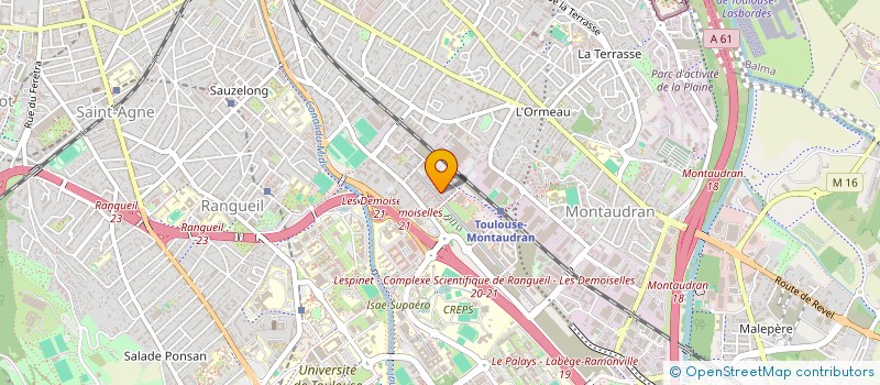 localisation de l'entreprise MONSIEUR DAVID GABEN  TOULOUSE