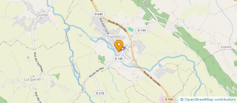 localisation de l'entreprise MONSIEUR DAVID GABRIEL PIERRE CARASSUS  ESPOEY