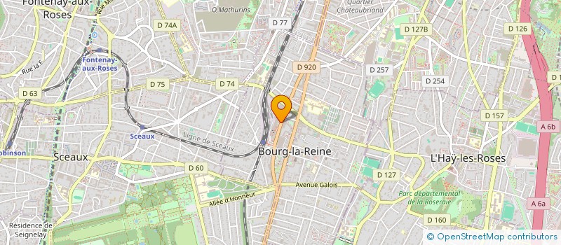 localisation de l'entreprise MONSIEUR DAVID GAFSOU à BOURG-LA-REINE