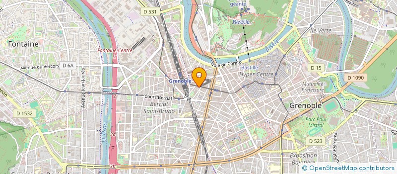 localisation de l'entreprise MONSIEUR DAVID GAGNIERE à GRENOBLE