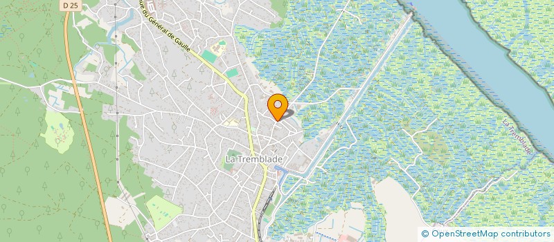 localisation de l'entreprise MONSIEUR DAVID GAILLARD  LA TREMBLADE