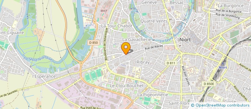 localisation de l'entreprise MONSIEUR DAVID GAILLARD à NIORT