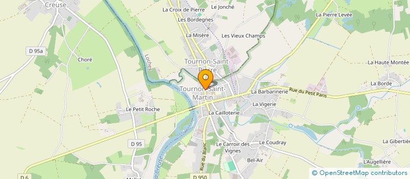 localisation de l'entreprise MONSIEUR DAVID GALICHON à TOURNON-SAINT-MARTIN