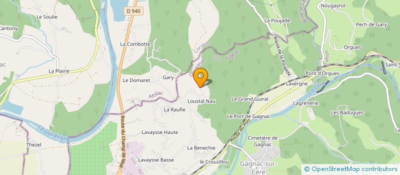 localisation de l'entreprise MONSIEUR DAVID GALIDIE à GAGNAC-SUR-CERE