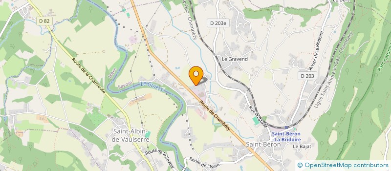 localisation de l'entreprise MONSIEUR DAVID GALLAIS  SAINT-BERON